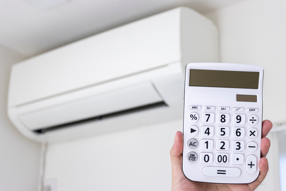 Coste del uso del aire acondicionado en España mensual