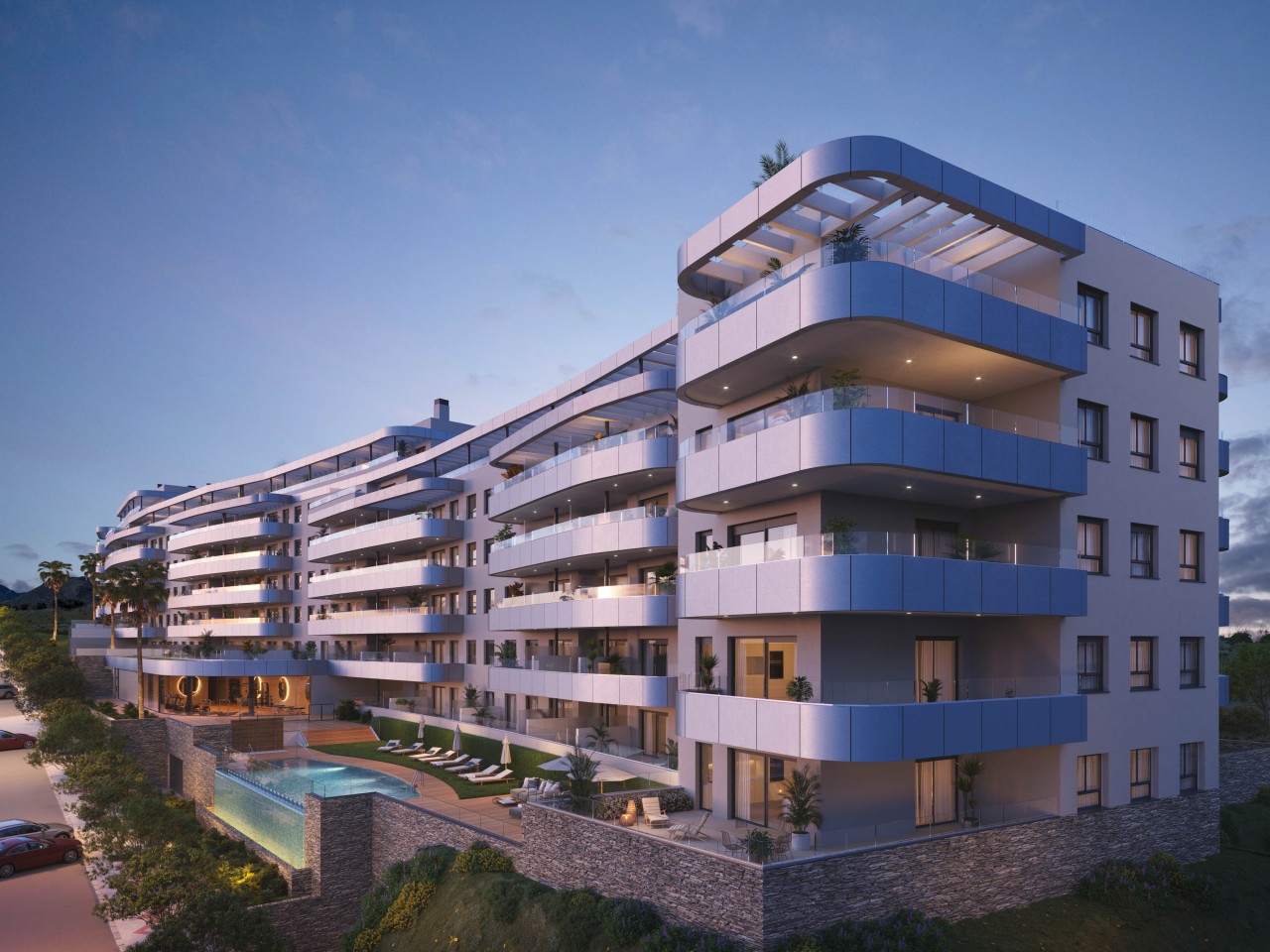 One Oak: Obra nueva en Torremolinos con terrazas y vistas