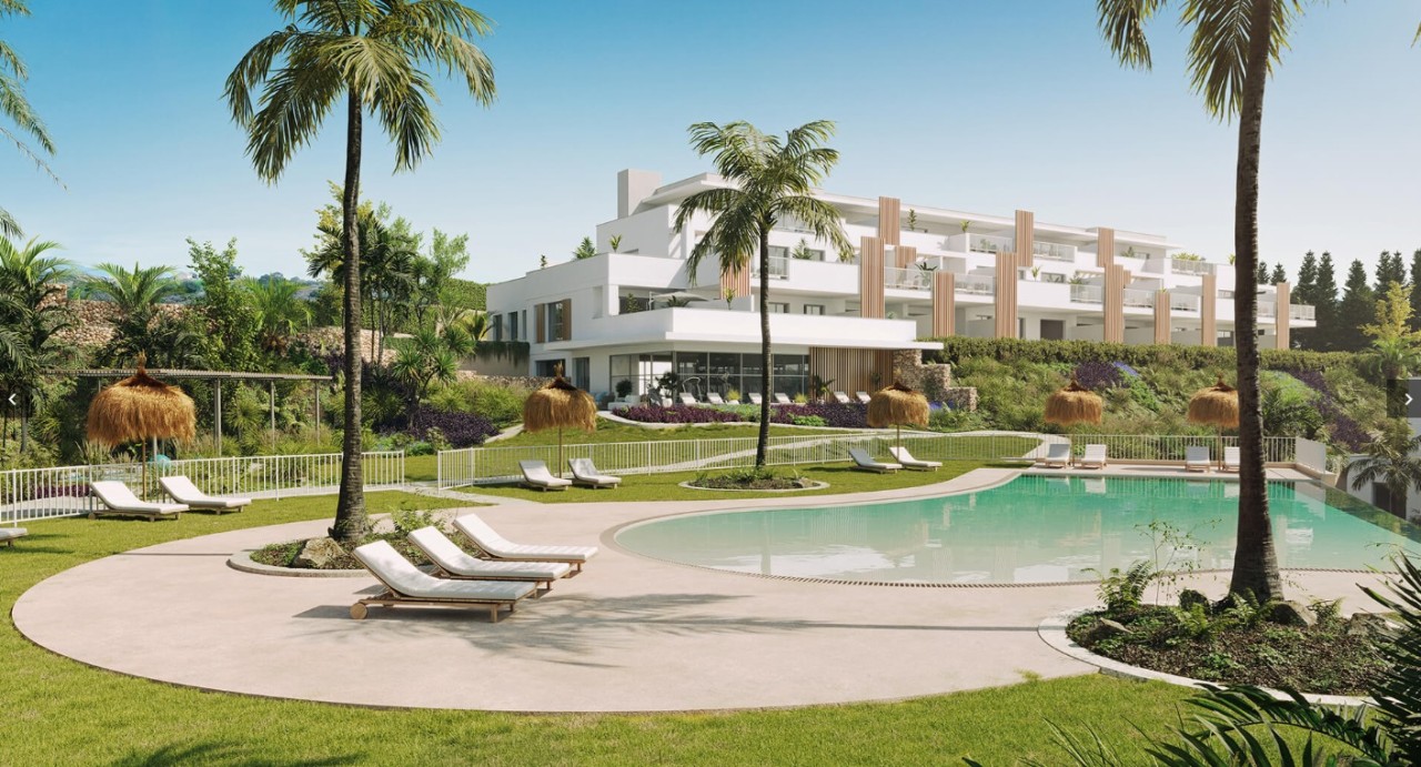 Abril: Apartamentos nuevos en Doña Julia, Casares - Costa del Sol
