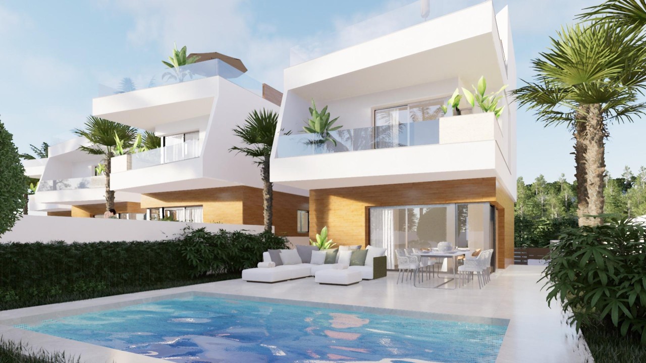 VISTA AZUL XXXV: Villas nuevas en Pilar de la Horadada