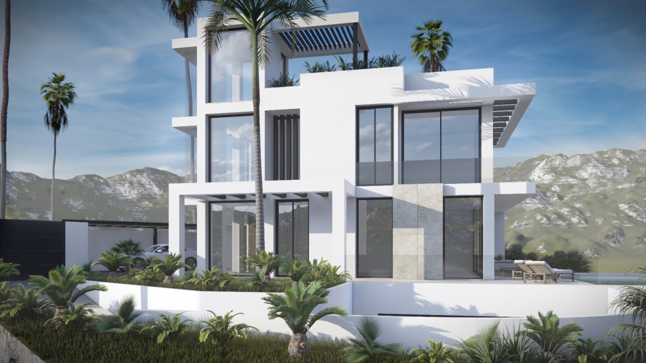 Villa Murmullo : Villas neuves à Buenas Noches proche plage