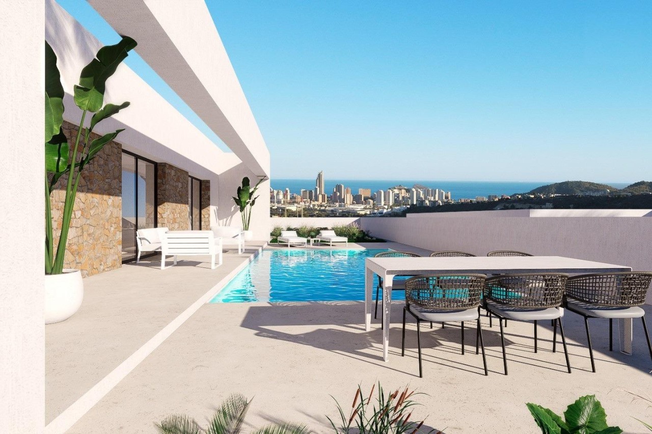 Villas nuevas con vistas al mar en Finestrat-Benidorm | LAS VILLAS