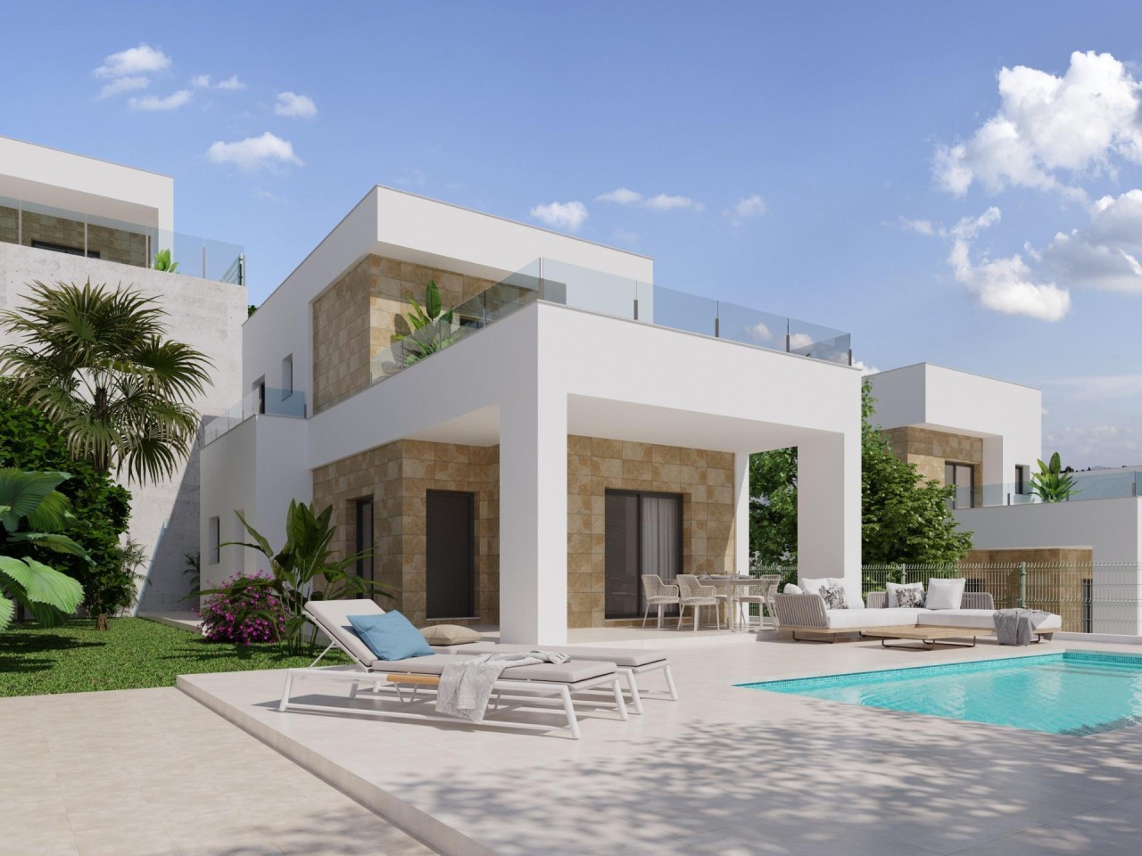 DON BENITO TOP OF POLOP: New Build Villas with Sea Views