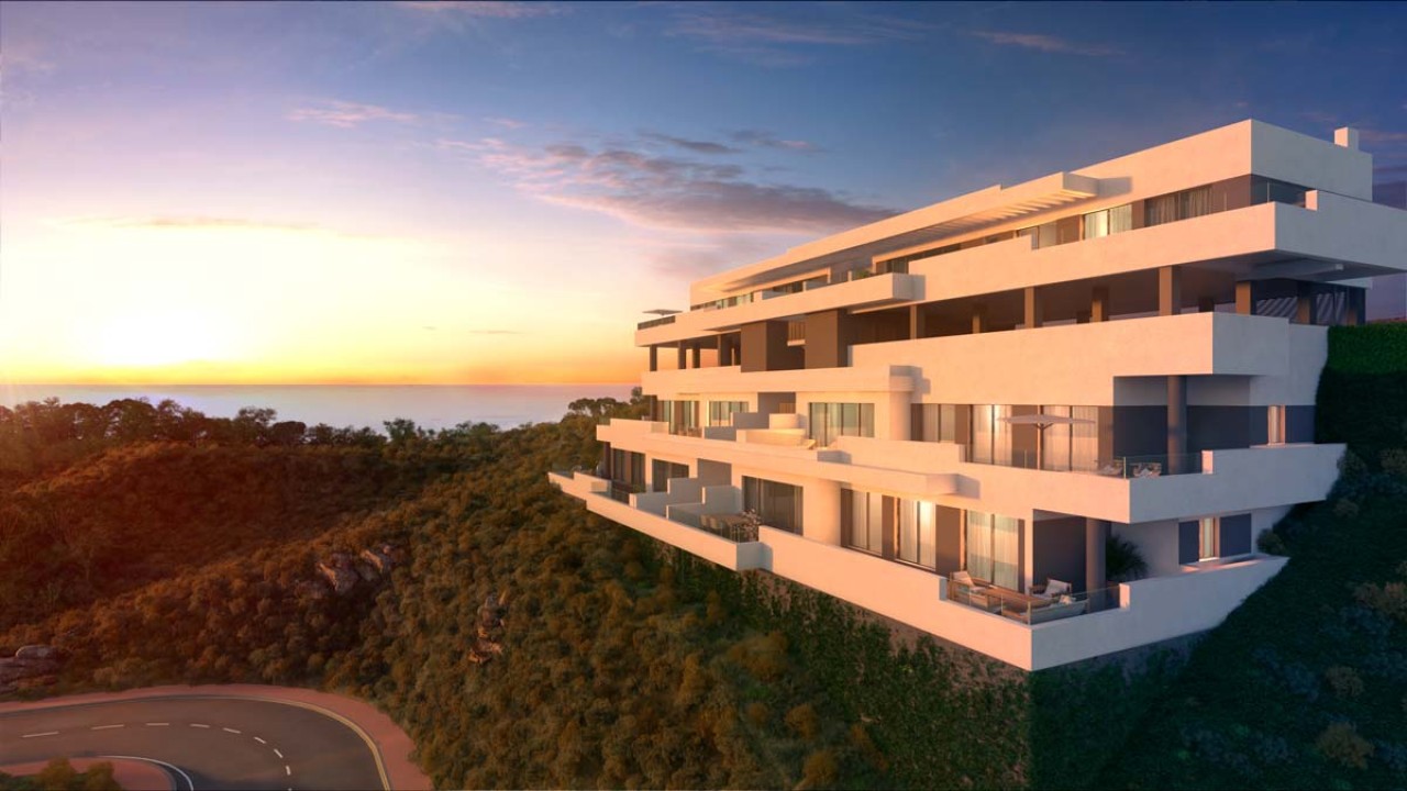 Navigolf Suites 2: Apartamentos Nuevos en La Cala de Mijas con Vistas al Mar