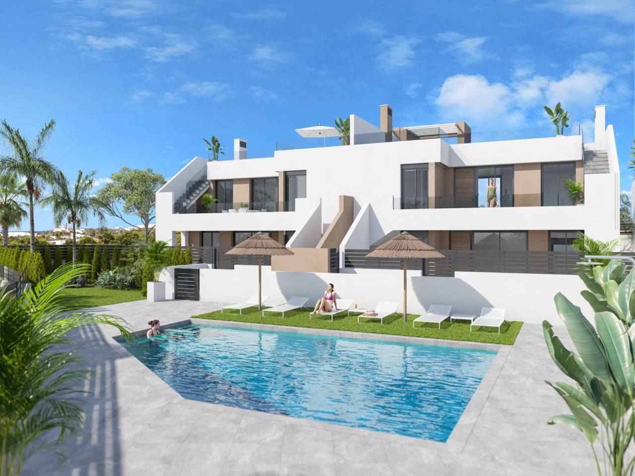 LEVANSUR HOME EIGHT: Neubau-Bungalows in Vera Playa, Almería