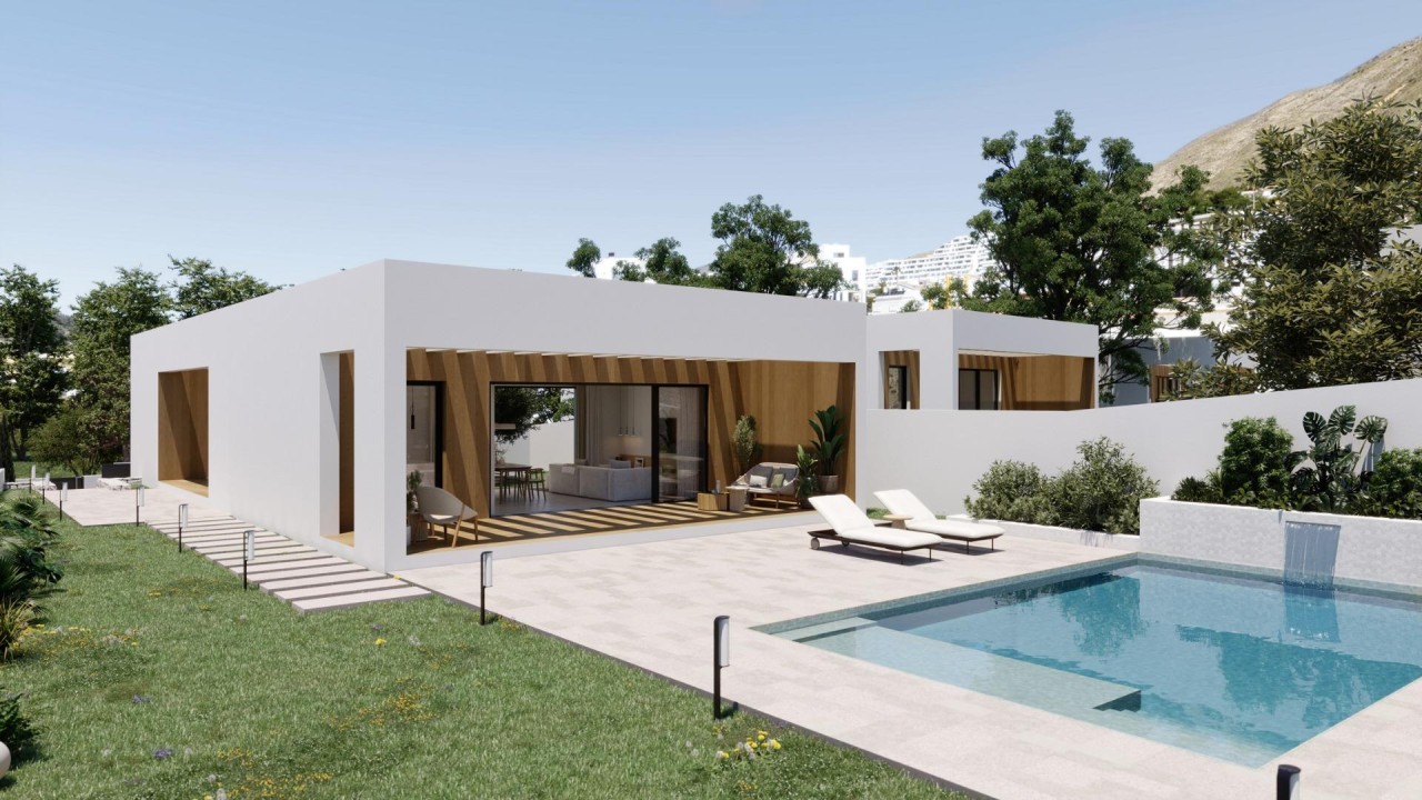 SOLLER VILLAS: Moderne Nieuwbouw Villa in Finestrat met Privézwembad